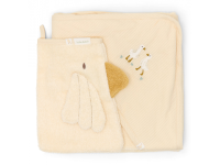 LITTLE DUTCH Dárková sada s osuškou Husa Newborn Naturals