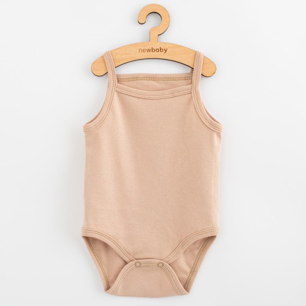 NEW BABY Kojenecké body bez rukávů Classic II