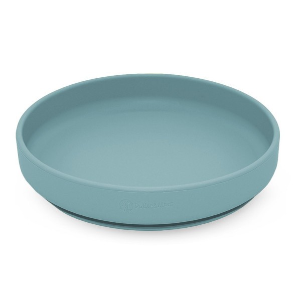 PETITE&MARS Talíř silikonový s přísavkou TAKE&MATCH 6m+ - Frosted Sky 6m+