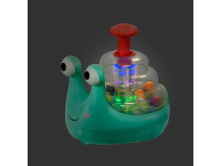 B-TOYS Svíticí šnek s kuličkami