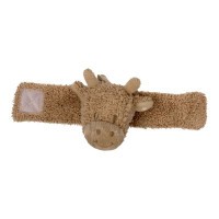 Plyšové chrastítko na ručičku