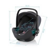 BRITAX Autosedačka Baby-Safe 3 i-Size 40-80cm