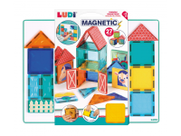 LUDI Magnetická stavebnice s tabulí Farma 27 ks