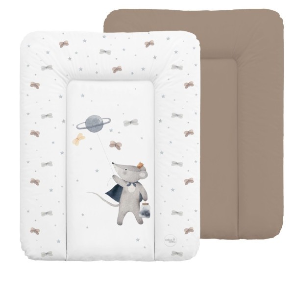 CEBA BABY Podložka přebalovací měkká malá (50x70) Basic - Cosmic Mouse