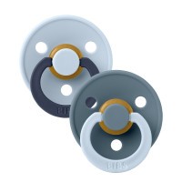 BIBS STUDIO Colour Fusion dudlíky z přírodního kaučuku 2ks –vel. 2