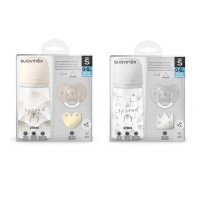 SUAVINEX | SADA LÁHEV 270ml + dudlík fyziologický 0/6m + klip JOY