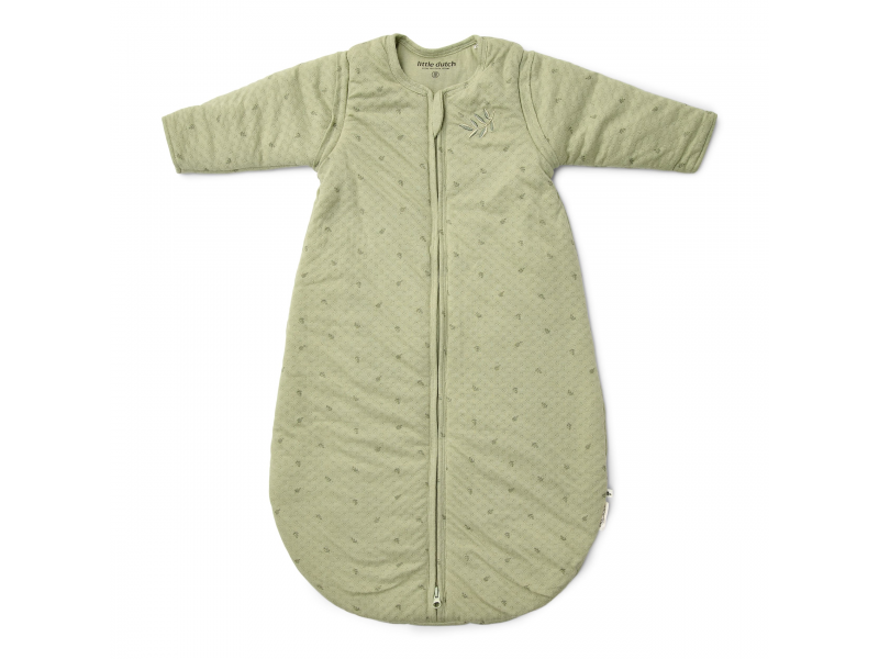 LITTLE DUTCH Spací pytel s oddělitelnými rukávy Pure - 70 cm Pure Sage