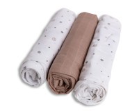 BABYMATEX Bambusová pleny 3-pack 70x70 cm
