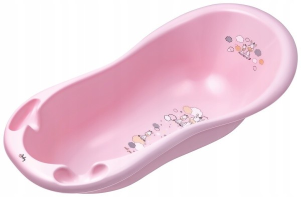 MALTEX Dětská vanička zebra, 100 cm - růžová