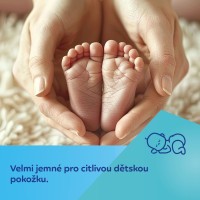 CANPOL BABIES Dětské vlhčené ubrousky 99% vody 60ks