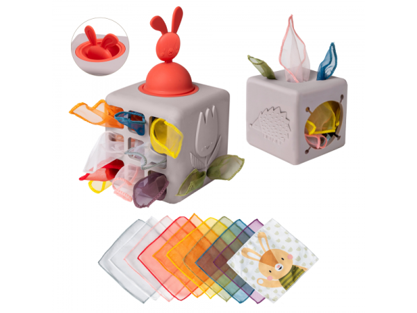 TAF TOYS Box s šátky Bunny - Box s šátky Bunny