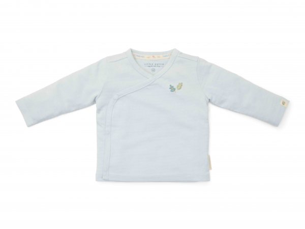 LITTLE DUTCH Triko dlouhý rukáv zavinovací Baby Blue - vel. 56
