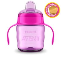 Philips AVENT Hrneček pro první doušky Classic 200 ml s držadly +dárek PETITE&MARS Miska 6m+