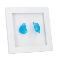 DOOKY Crystal Memories DeLuxe 3D Frame Handprint & Footprint