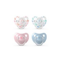 SUAVINEX | Dudlík anatomický silikon 0/6m 2ks MEMORIES