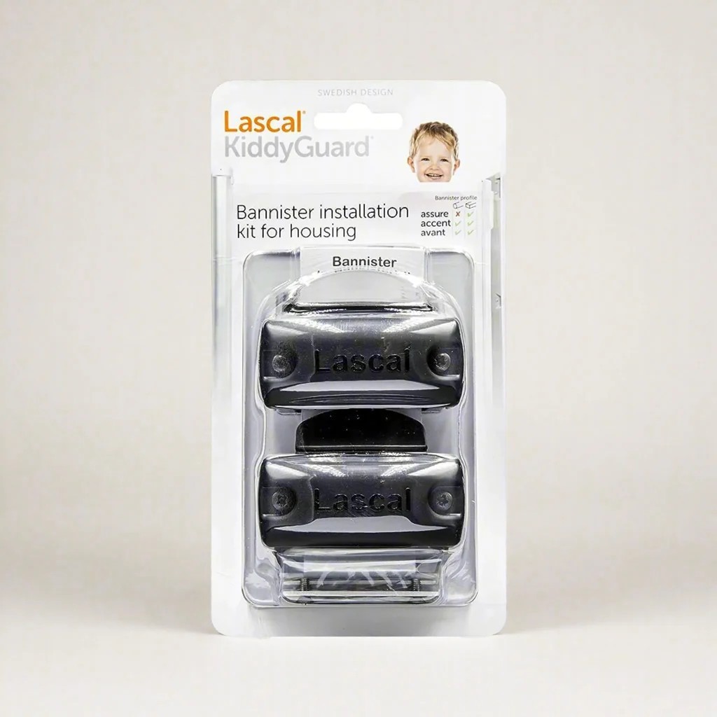 LASCAL KiddyGuard® Sada úchytů k zábradlí - pouzdro k Avant / Accent - Black