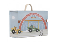 LITTLE DUTCH Závodní dráha s doplňky v kufříku