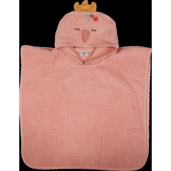 TRYCO Blush & Blossom Froté pončo - Swan Ivy