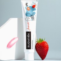 SUAVINEX Dětská zubní pasta JUNIOR s jahodovou příchutí - 75 ml
