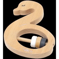 TRYCO Dřevěné chrastítko