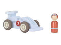 LITTLE DUTCH Závodní autíčka na setrvačník dřevěná