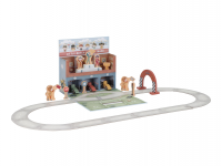 LITTLE DUTCH Závodní dráha s doplňky v kufříku