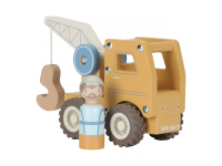 LITTLE DUTCH Autojeřáb dřevěný