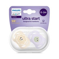 Philips AVENT Šidítko Ultrastart obrázek 0-2m, 2 ks