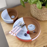 Lässig Plate Silicone Happy Rascals Dětský talířek