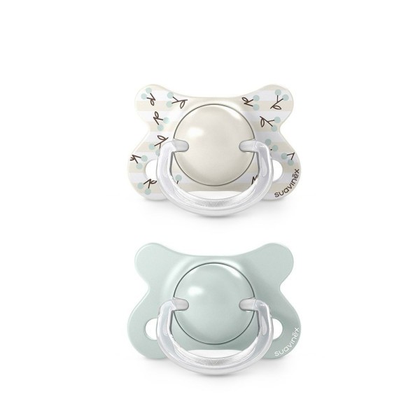 SUAVINEX  Dudlík SX PRO fyziologický BIRDIES -2/2 m - zelený