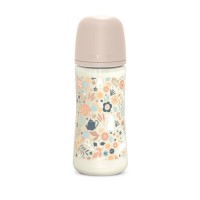 SUAVINEX | Kojenecká láhev WONDERLAND 360ml FYZIOL PRŮTOK L - LIBERTY MODRÁ