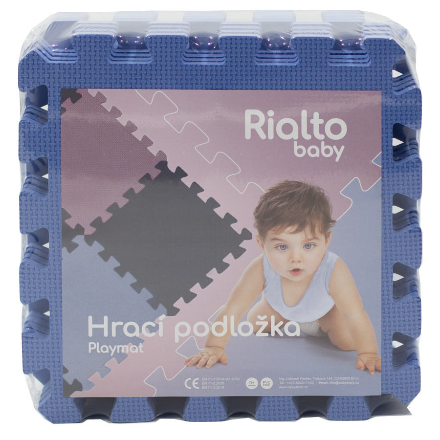 RIALTO BABY Hrací podložka puzzle 90x90 cm