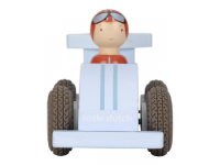 LITTLE DUTCH Závodní autíčka na setrvačník dřevěná