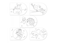 LITTLE DUTCH Omalovánky s vodovkami Fairy Garden / Forest Friends