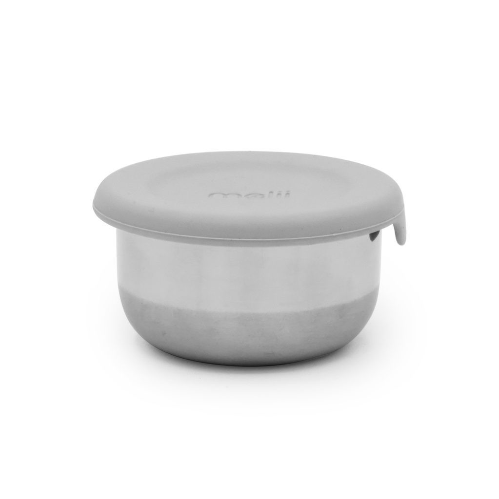 MELII Nerezová dóza 89 ml se silikonovým víčkem 3ks