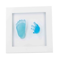 DOOKY Crystal Memories DeLuxe 3D Frame Handprint & Footprint