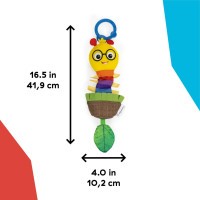 BABY EINSTEIN Hračka s chrastítkem natahovací na C kroužku Cal-a-Puller™ 0m+