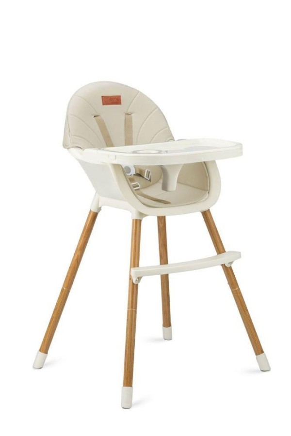 MOMI Jídelní židlička REKI - béžová