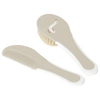 BÉBÉ-JOU Hřeben a kartáč s přírodním vlasem obrázek