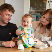 BO JUNGLE První dětská knížka B-Read Book Baby´s Day