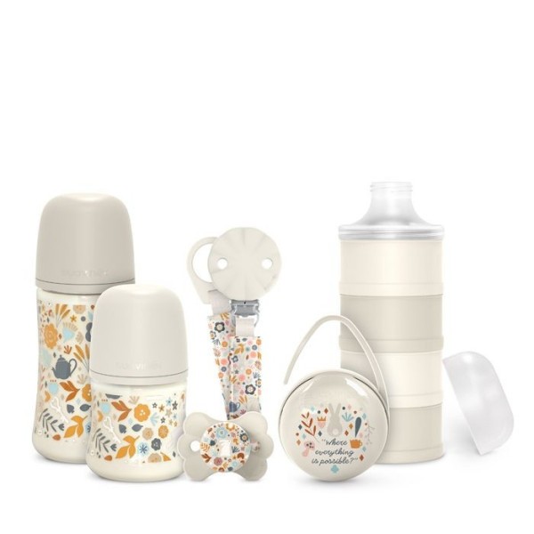 SUAVINEX Novorozenecký set WONDERLAND - KRÉMOVÝ