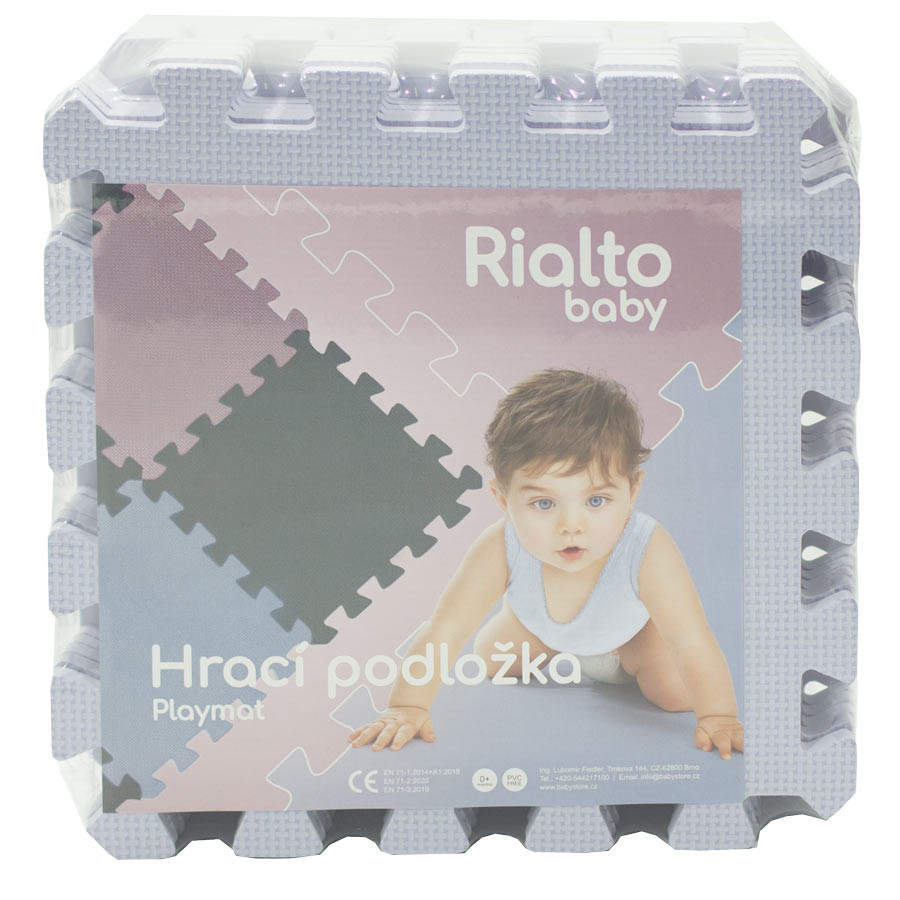 RIALTO BABY Hrací podložka puzzle 90x90 cm