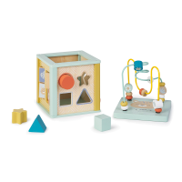 SARO BABY Dřevěná kostka Activity 12m+