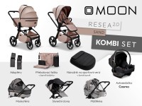 MOON Resea 2.0 Kombi set Kombinovaný kočárek + autosedačka