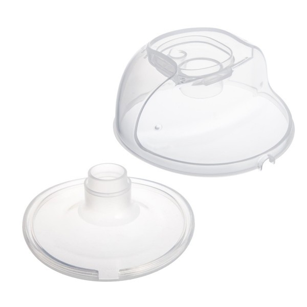 CANPOL BABIES Náhradní silikonový trychtýř 24mm a zásobník na mléko k odsávačce mateřského mléka SmartSense - Náhradní silikonový trychtýř 24mm a zásobník na mléko