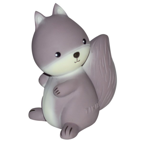 TIKIRI Forest - kaučukové zvířátko do koupele a jako kousátko - Veverka