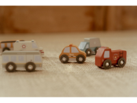 LITTLE DUTCH Sada dřevěných autíček