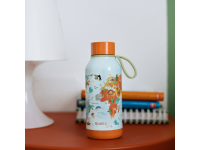 QUOKKA Nerezová termoláhev Solid Kids s poutkem 330 ml