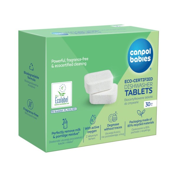 CANPOL BABIES Ekologické tablety do myčky 30ks - Ekologické tablety do myčky 30ks