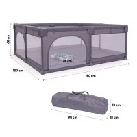 BABYGO Ohrádka Playpark 150×180cm